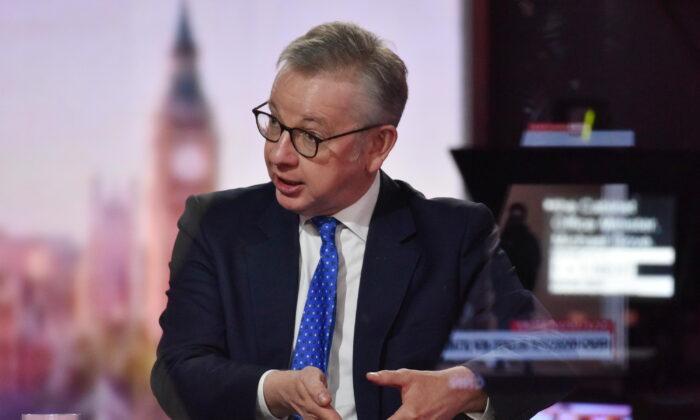 Gove: UK Will Be in Full Lockdown at Least Until March