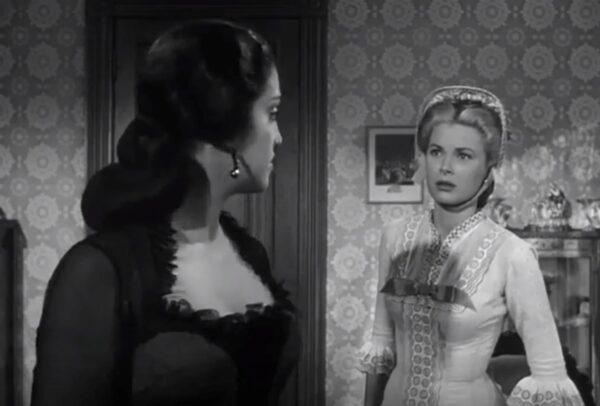 Katy Jurado (L) and Grace Kelly in “High Noon.” (United Artists)