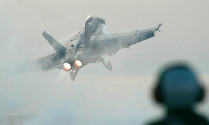 Navy Jet Crashes in California but Pilot Ejects Safely