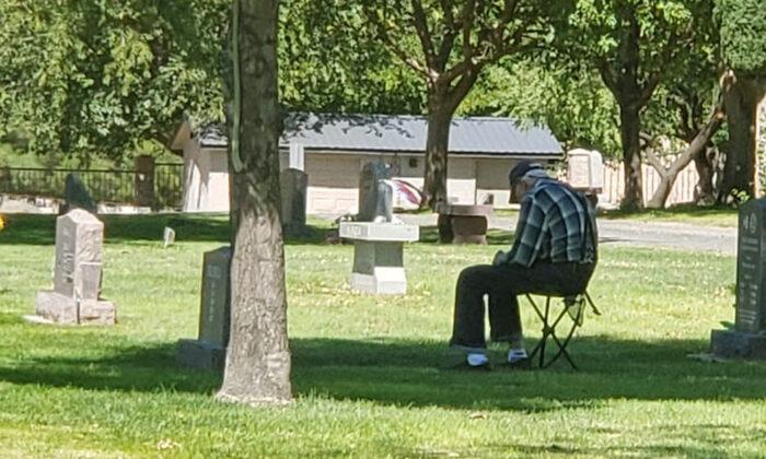 Man Approaches Lonely Veteran by Late Wife’s Grave: ‘There a Great Number of People That Care’