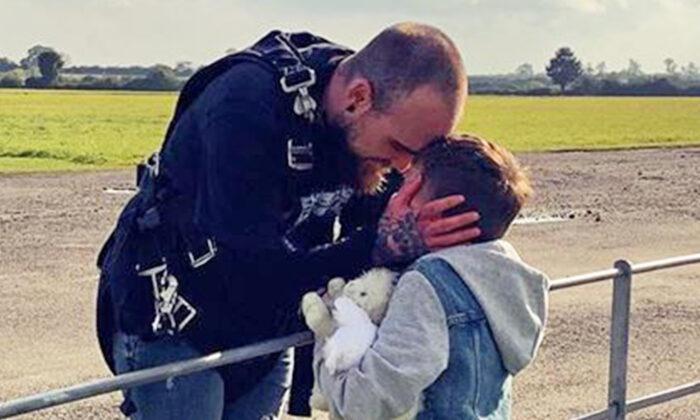 Dad Jumps Out of a Plane for Terminally Ill Stepson Despite a Crippling Fear of Heights
