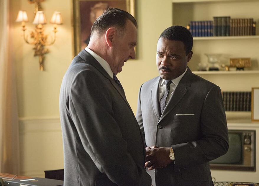 President Johnson (Tom Wilkinson, L) meets with Dr. Martin Luther King Jr. (David Oyelowo) in "Selma." (Atsushi Nishijima/Paramount Pictures/Path/Harpo Films)