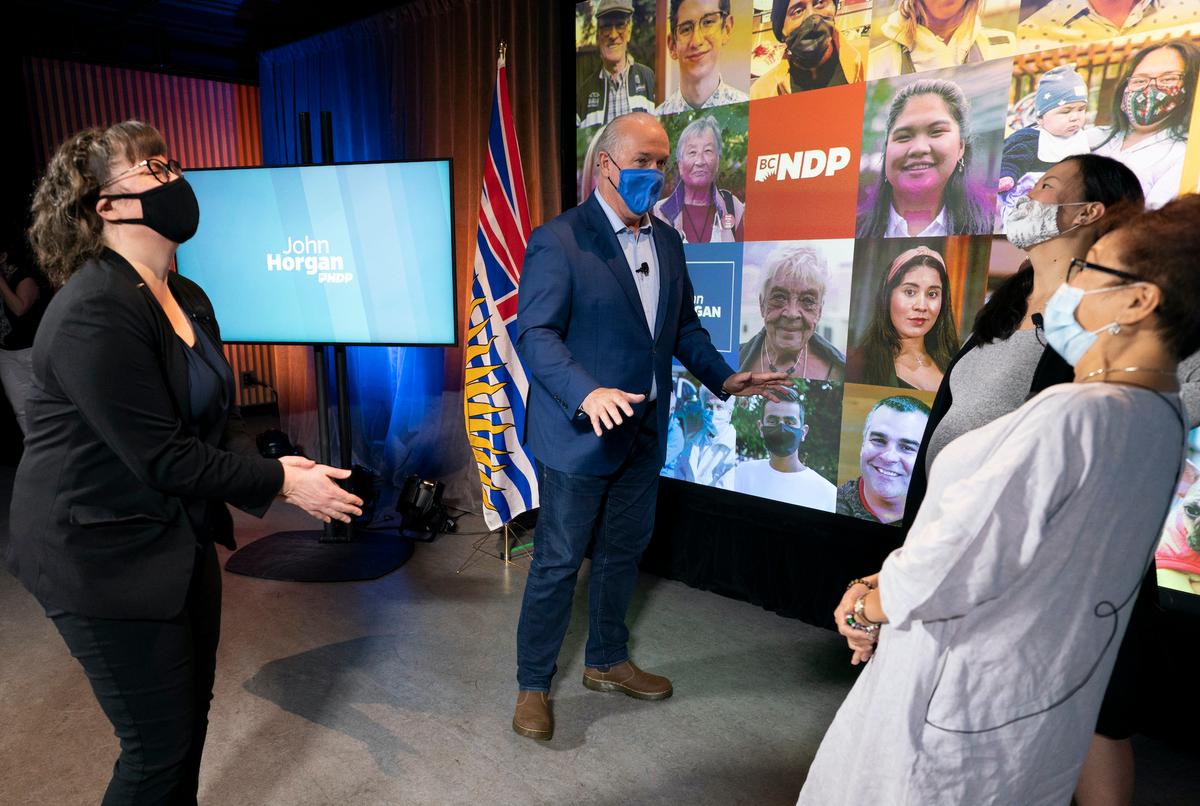 NDP Win Majority Government in BC