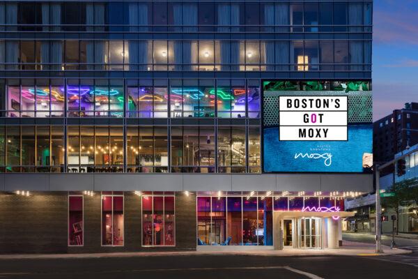 The Moxy Boston Downtown takes a youthful, boutique approach to hospitality. (Courtesy of Marriott)