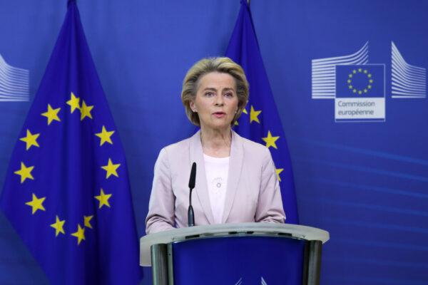 European Commission President Ursula von der Leyen. (Aris Oikonomou/Pool/AFP via Getty Images)
