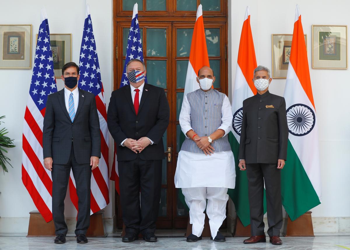 US, India Cooperate Against Threat Posed by China, Sign Military Pact