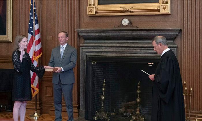 Barrett Set to Begin on the Supreme Court After Taking 2nd Oath