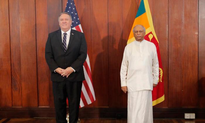 Pompeo Says China Has Brought Bad Deals and Lawlessness to Sri Lanka