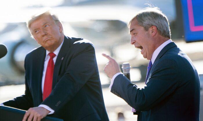 Farage Praises Trump’s ‘Courage to Stand up to the CCP’