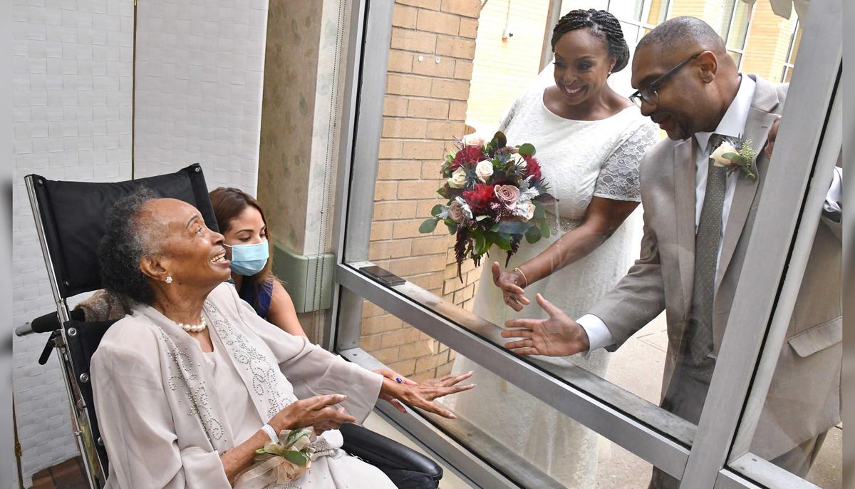 Bride Marries at Nursing Home So Mom, 89, Can Attend Amid Pandemic