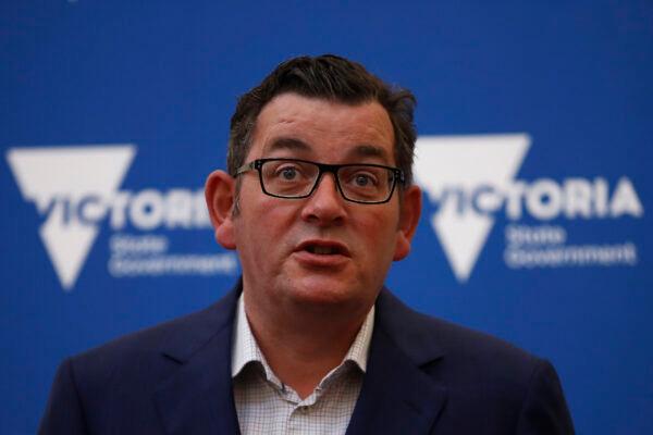 Victorian Premier Daniel Andrews at a press conference in Melbourne, Australia on Nov. 23, 2020. (Daniel Pockett/Getty Images)