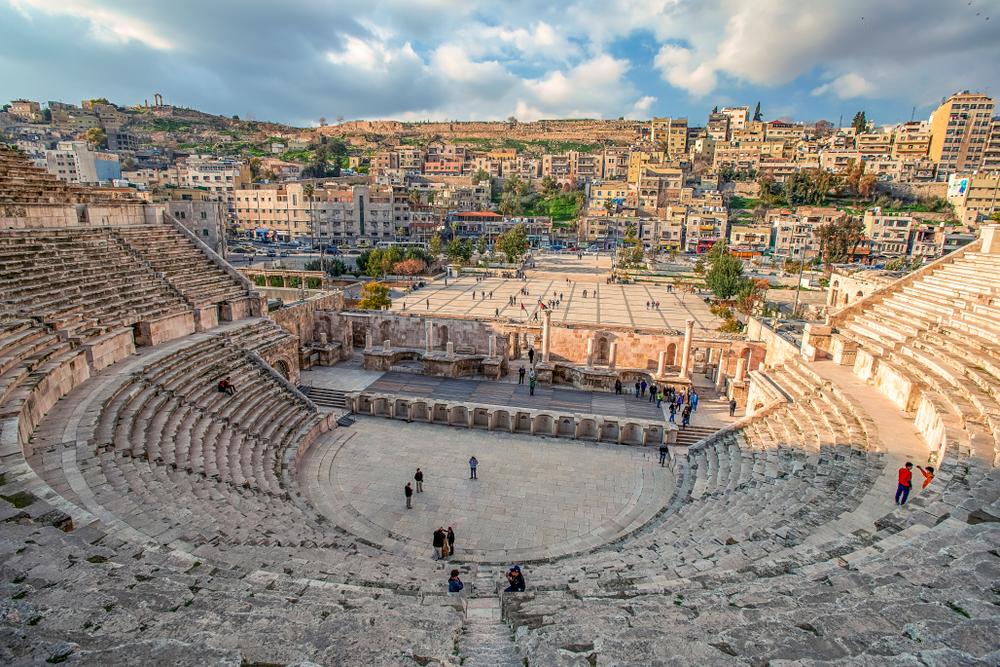 Roman amphitheater in Amman. (leshiy985/Shutterstock)