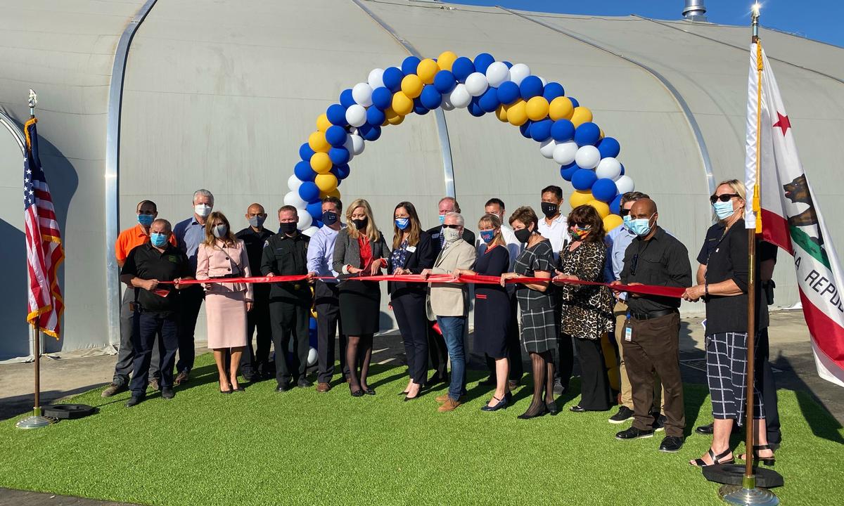 Officials Cut Ribbon for New Homeless Shelter in Huntington Beach