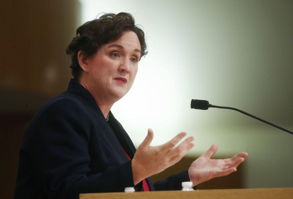 Katie Porter Poised to Hold Onto Congressional Seat She Flipped Blue in 2018