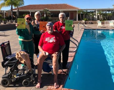 Swimming 100 Miles for the American Legion