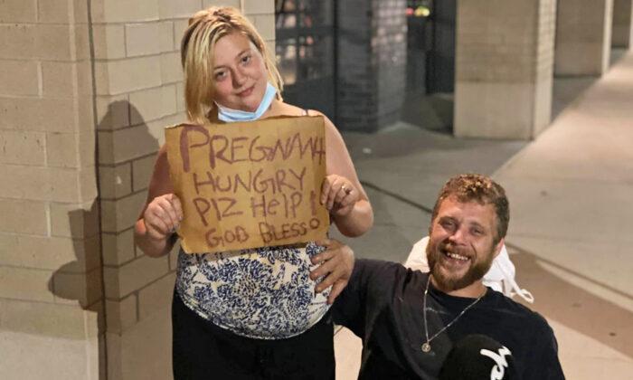 Hungry, Pregnant Mom and Paraplegic Dad Floored by Strangers’ Kindness