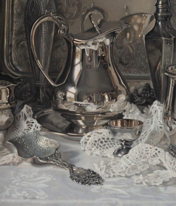 "Studio Reflections," by Susan Paterson. Oil on panel; 16 inches by 13 3/4 inches.  (Courtesy of Susan Paterson)