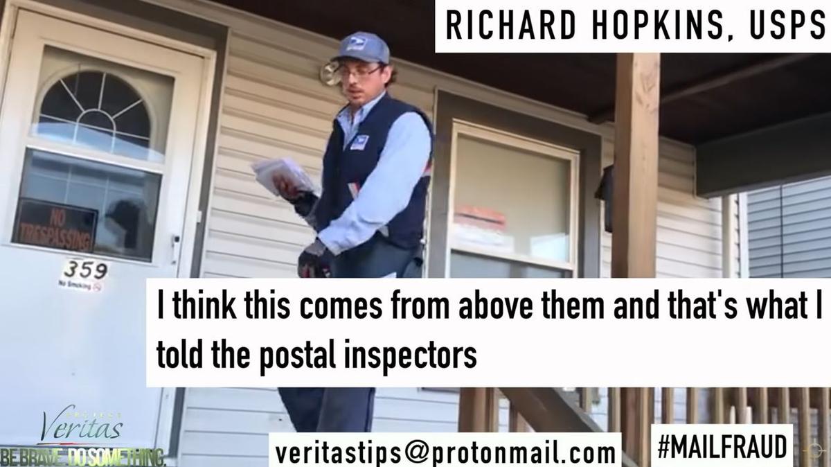 US Postal Service Aware of Election Fraud Allegations From Whistleblower