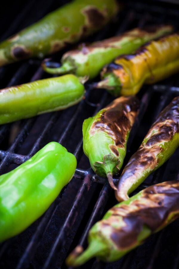 The chiles can be roasted on a grill, under a broiler, on a stovetop, or even in a toaster oven. (David Gilder/Shutterstock)