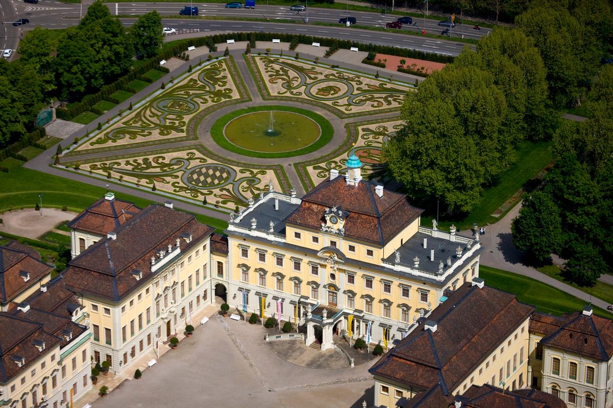 The palace and gardens. (Achim Mende/State Palaces and Gardens of Baden-Wuerttemberg)