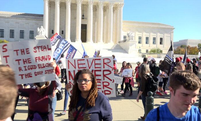 Rally in Front of the US Supreme Court: ‘Stop the Steal’ of the Election