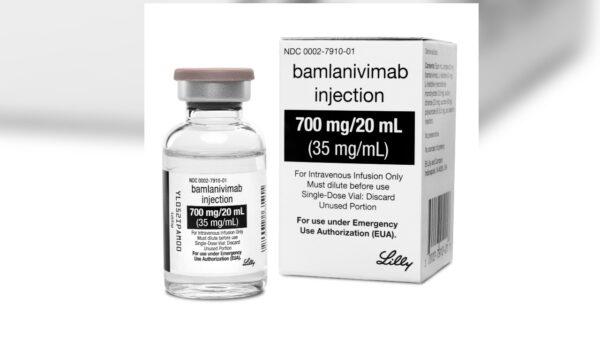 The drug Bamlanivimab. (Courtesy of Eli Lilly via AP)