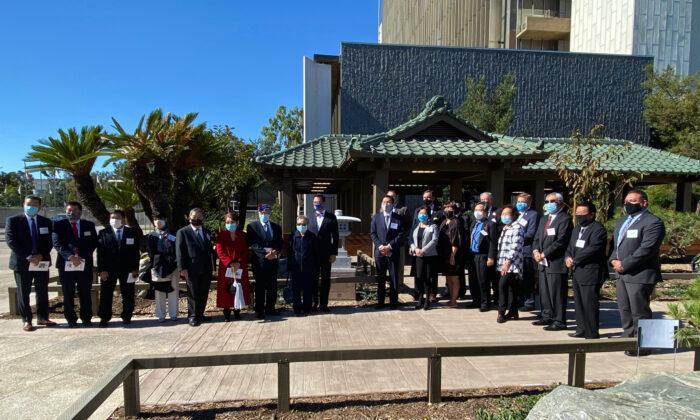 Officials Hold 50th Anniversary Tribute for Orange County’s Japanese Garden
