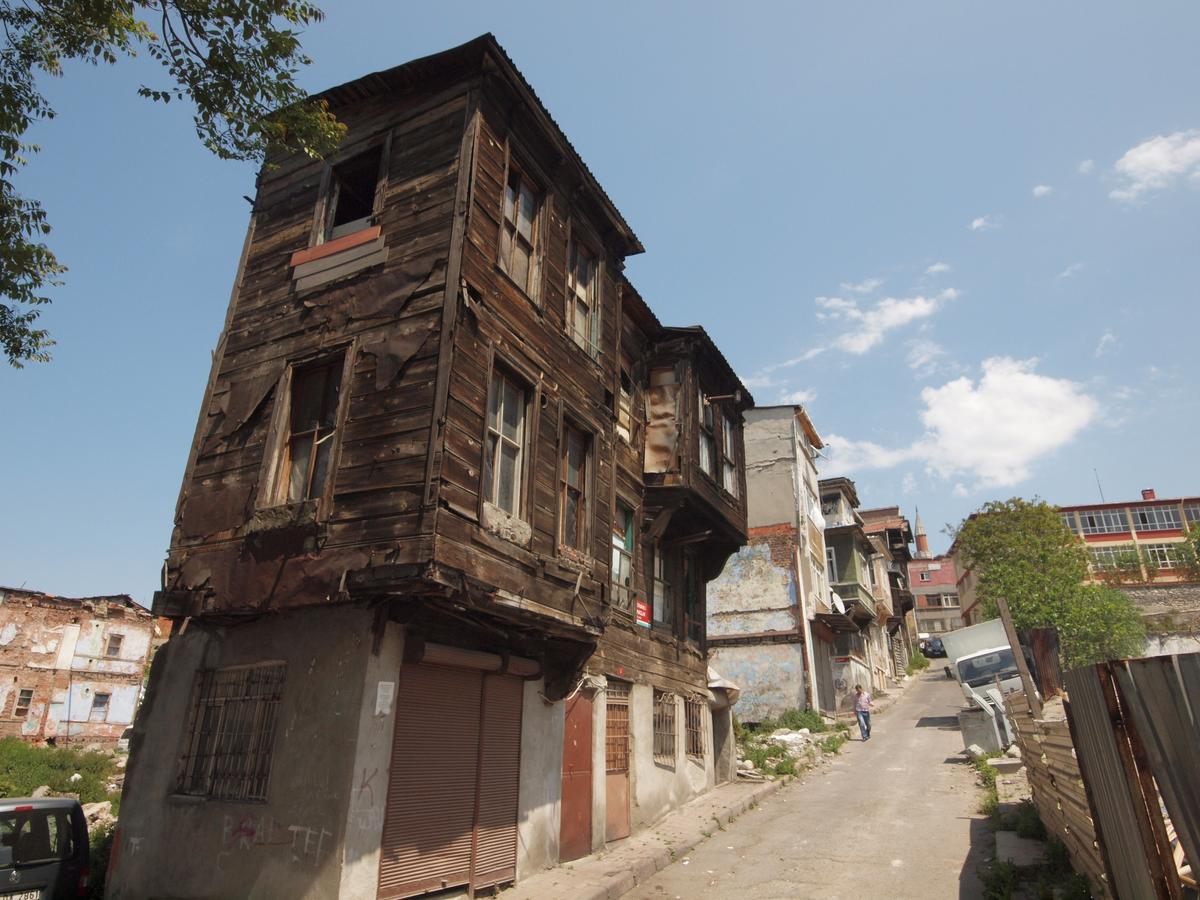 Old wooden Ottoman houses on the European side of Istanbul. (Kevin Revolinski)