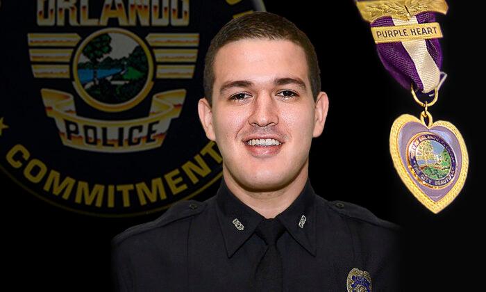 Police Officer Shot in the Head 2 Years Ago Wakes From Coma, Receives Purple Heart