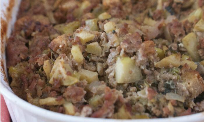 Sausage and Apple Stuffing With Brandy