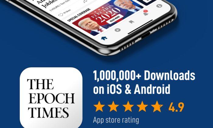 Epoch Times #1 in App Store Newspaper Category