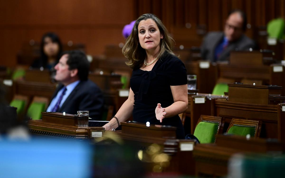 Senators Set to Question Freeland on Bill to Provide New Rent Relief, Business Aid