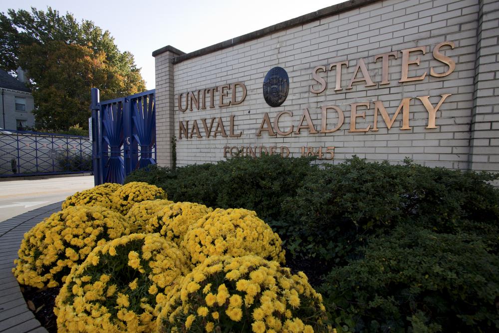 The U.S. Naval Academy in downtown Annapolis, Maryland, pictured on Oct. 21, 2012 (Glynnis Jones/Shutterstock)