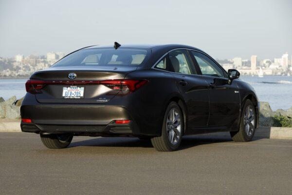 The rear view. (Courtesy of Toyota)