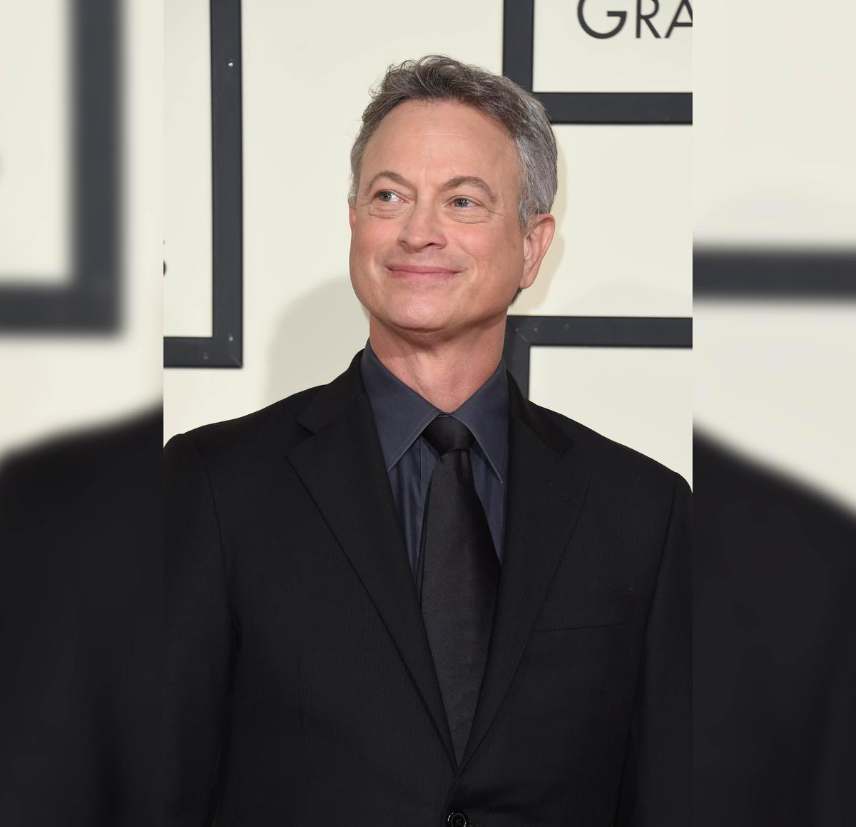 Actor Gary Sinise arrives on the red carpet during the 58th Annual Grammy Music Awards in Los Angeles Feb. 15, 2016. (VALERIE MACON/AFP via Getty Images)