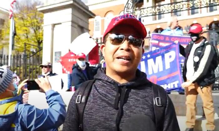 Texas Voter Joins Boston Protest for Fair Elections and Justice