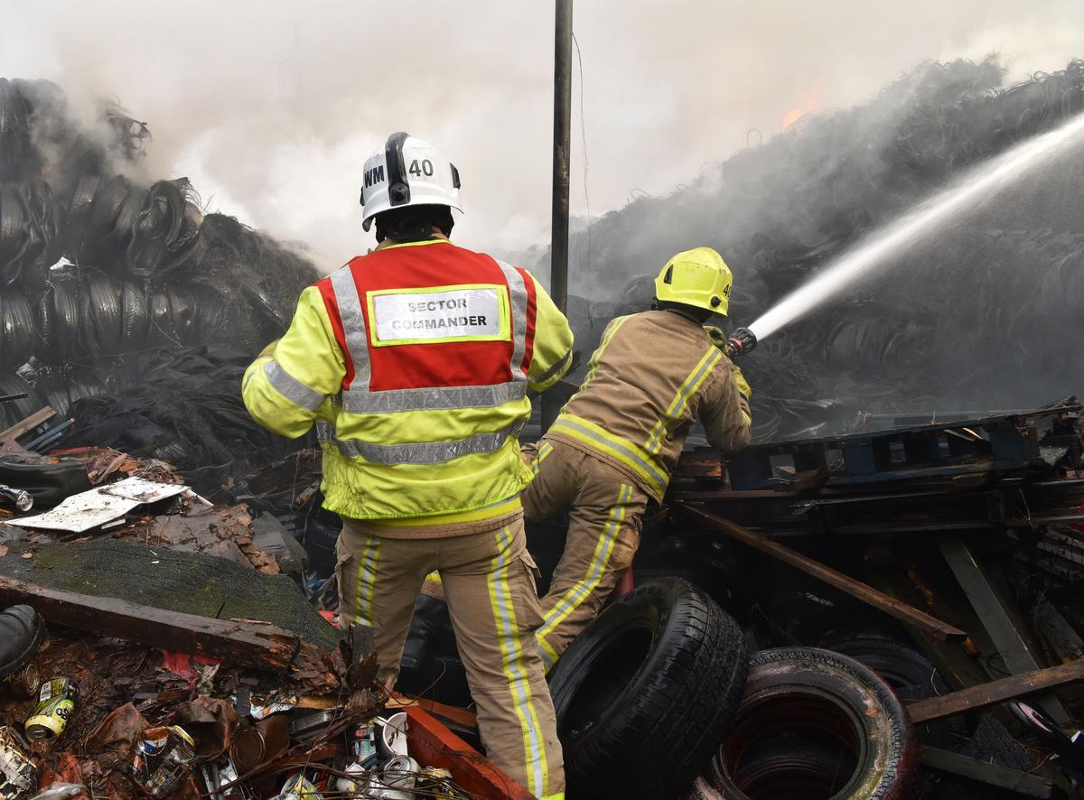 Bradford Tyre Blaze Halts Trains and Closes Roads and Schools