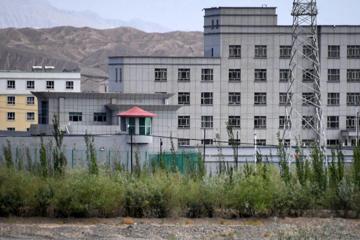 A facility believed to be a so-called reeducation camp where mostly ethnic and religious minorities are detained, north of Kashgar in China's Xinjiang region, on June 2, 2019. (Greg Baker/AFP via Getty Images)