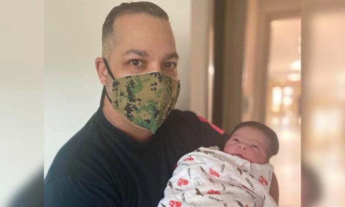 Retired Sergeant, Wife Welcome Baby Son on US Marines’ 245th Anniversary