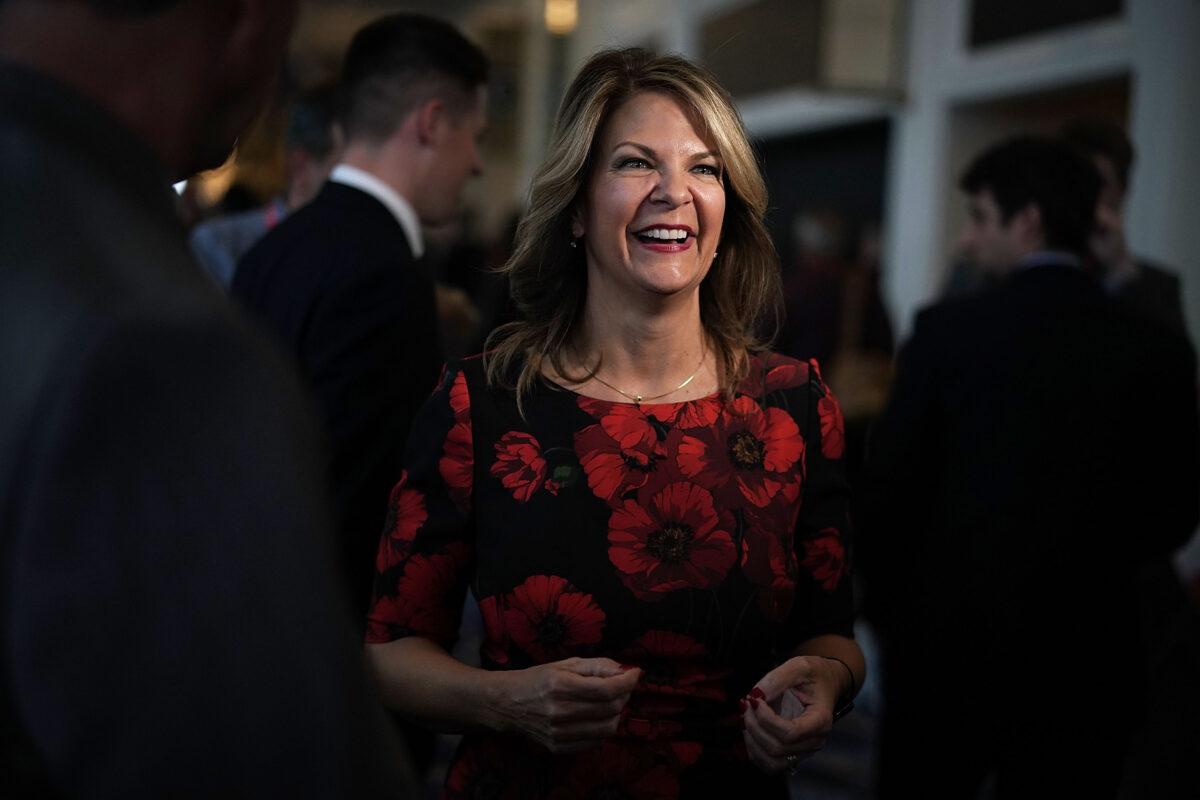  Arizona Republican Party Chairwoman Kelli Ward attends an event in National Harbor, Md., on Feb. 22, 2018. (Alex Wong/Getty Images)