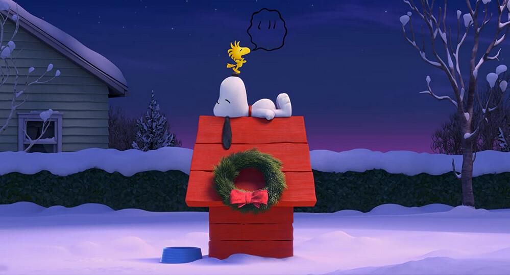 Snoopy snoozes while Woodstock the bird waxes poetic about who knows what in "The Peanuts Movie." (Twentieth Century Fox Film Corporation)