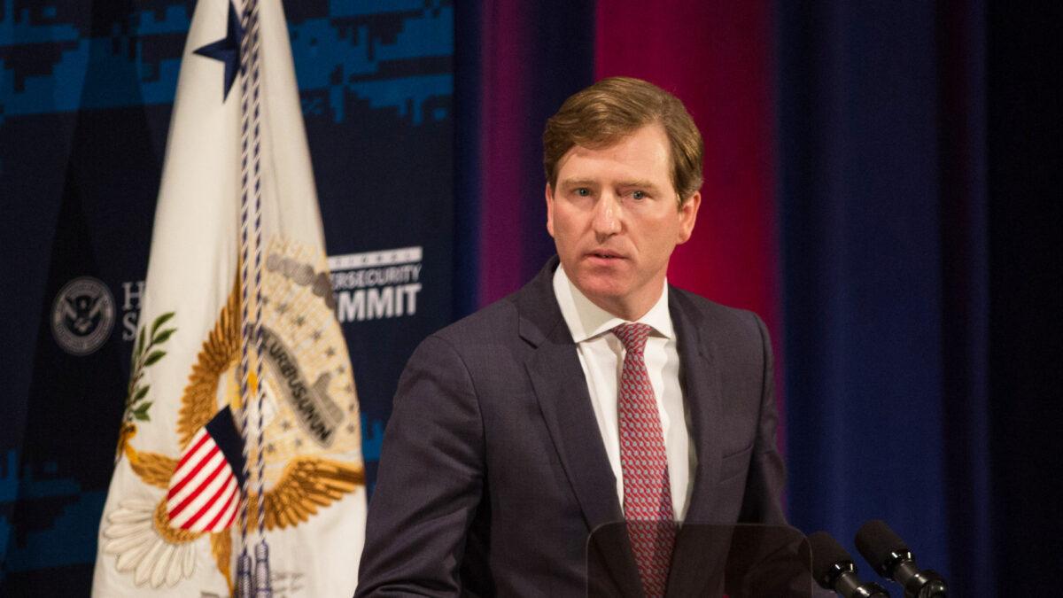 Department of Homeland Security Under Secretary Chris Krebs speaks during the Department of Homeland Security's Cybersecurity Summit in New York City, on July 31, 2018. (Kevin Hagen/Getty Images)