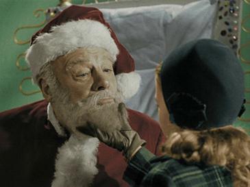 Edmund Gwenn, here in a colorized still in the film, won an Oscar for Best Actor in a Supporting Role for his performance as Kris Kringle. (Twentieth Century Fox)