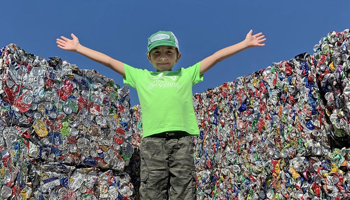 Boy Who Started His Company When He Was 3.5 Years Old Has Recycled Over 1 Million Cans