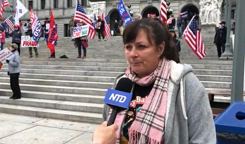 Pennsylvania Election Fraud Protester: 'We Need to Stop Being Afraid'