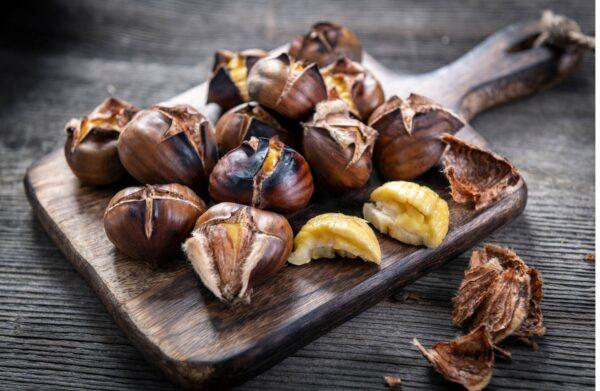 Roasting chestnuts brings out their sweetness. (Piotr Krzeslak/Shutterstock)