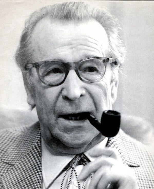 Belgian writer Georges Simenon in 1989. (AFP via Getty Images)