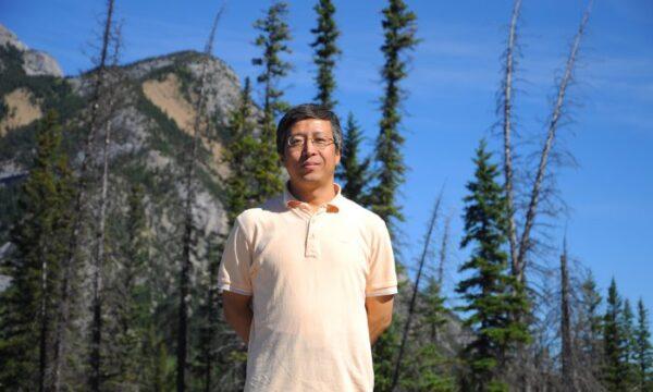 Winston Liu in Banff National Park, Canada, in 2011. Liu, a graduate of China’s prestigious Tsinghua University, is party to a lawsuit against the former leader of the Chinese Communist Party filed as the 16th anniversary of the campaign approaches. (Courtesy of Winston Liu)