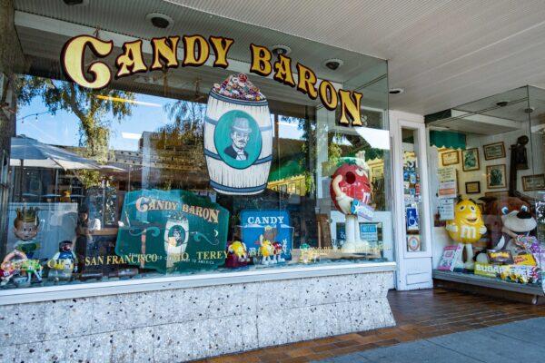 A view of the Candy Baron shop in Laguna Beach, Calif., on Nov. 18, 2020. (John Fredricks/The Epoch Times)