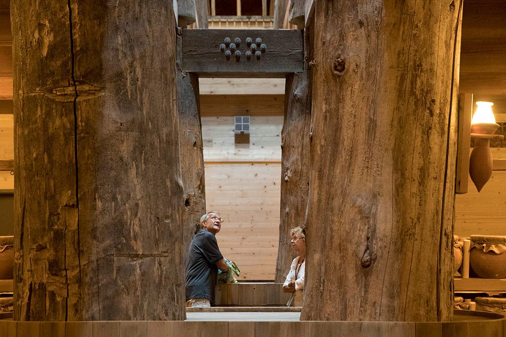 Patrons tour the interior of the Ark Encounter July 5, 2016. in Williamstown, Ky. (Aaron P. Bernstein/Getty Images)